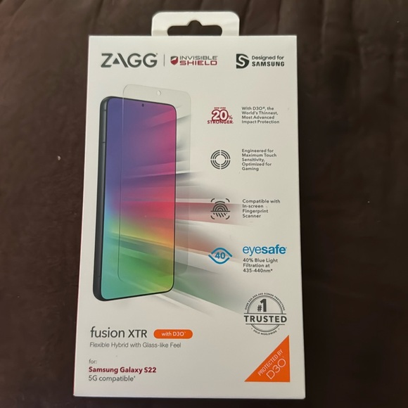 Zagg invisible shield screen protector for Samsung Galaxy S22 - Picture 1 of 2